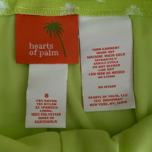 Lime palm tree 🌴 skirt BNWT size 8 - Picture 2 of 2